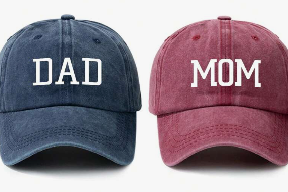 Unisex DAD+MOM Printed Vintage Baseball Cap